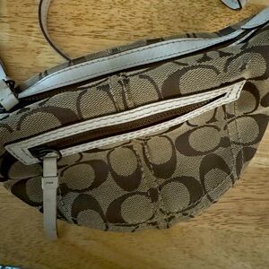 Coach canvas mini bag